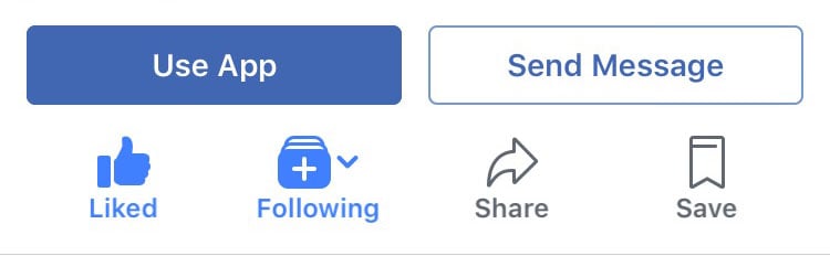 How to follow on the Facebook mobile app